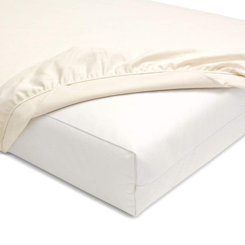 Naturepedic Organic Waterproof Crib Mattress Pad, Skin Friendly, Breathable & Absorbent Crib Mattress Protector - Removable Protector Pad for Baby and Toddler Beds - Fitted for Standard Baby Crib Size - Image 1